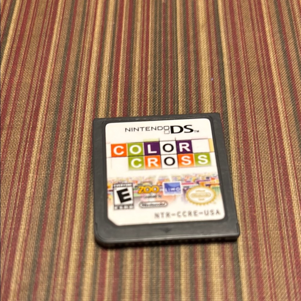Nintendo DS Color Cross Game Cartridge